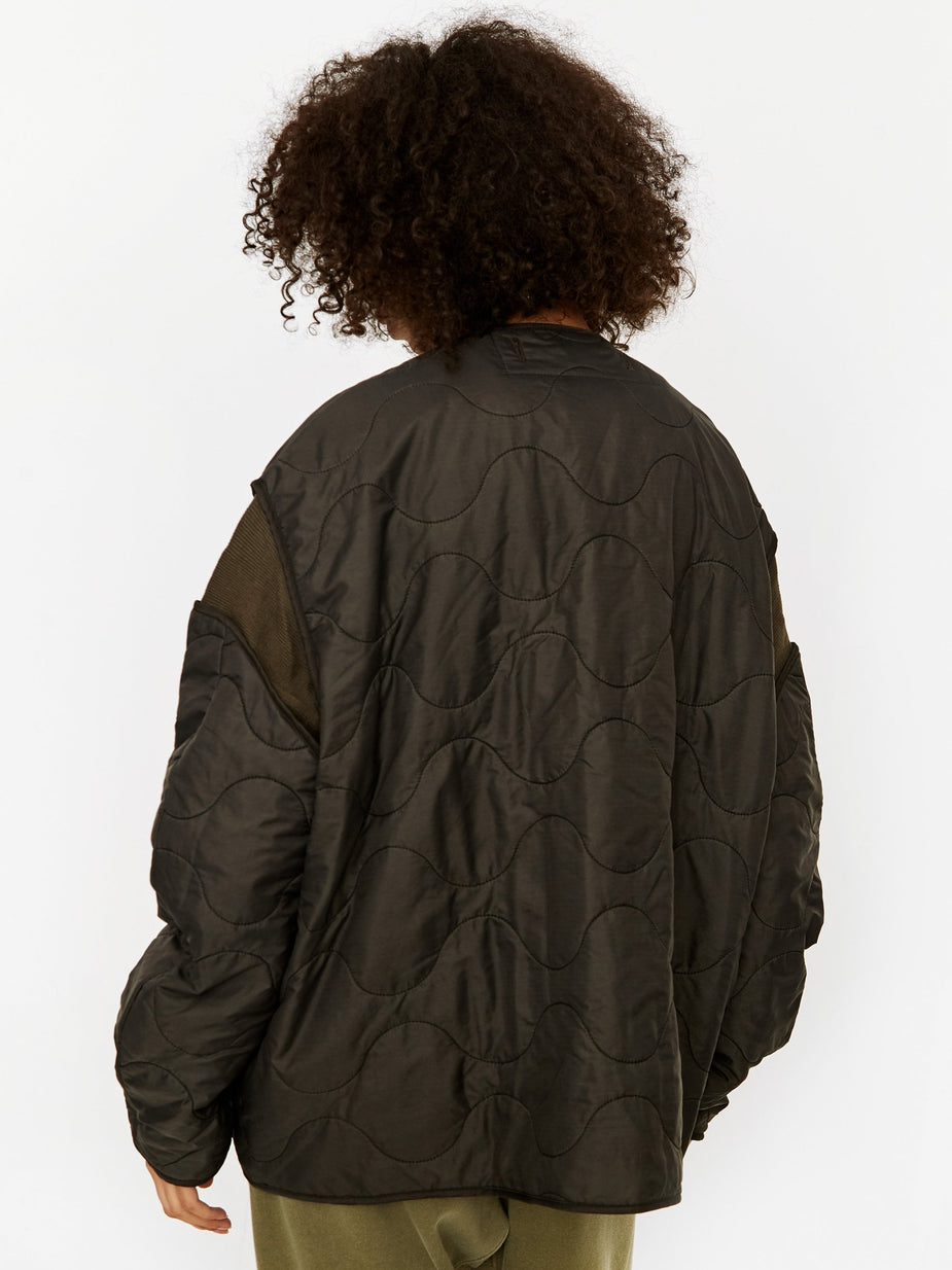 Stand Alone Stand Alone Liner Jacket - Khaki - Neutrals