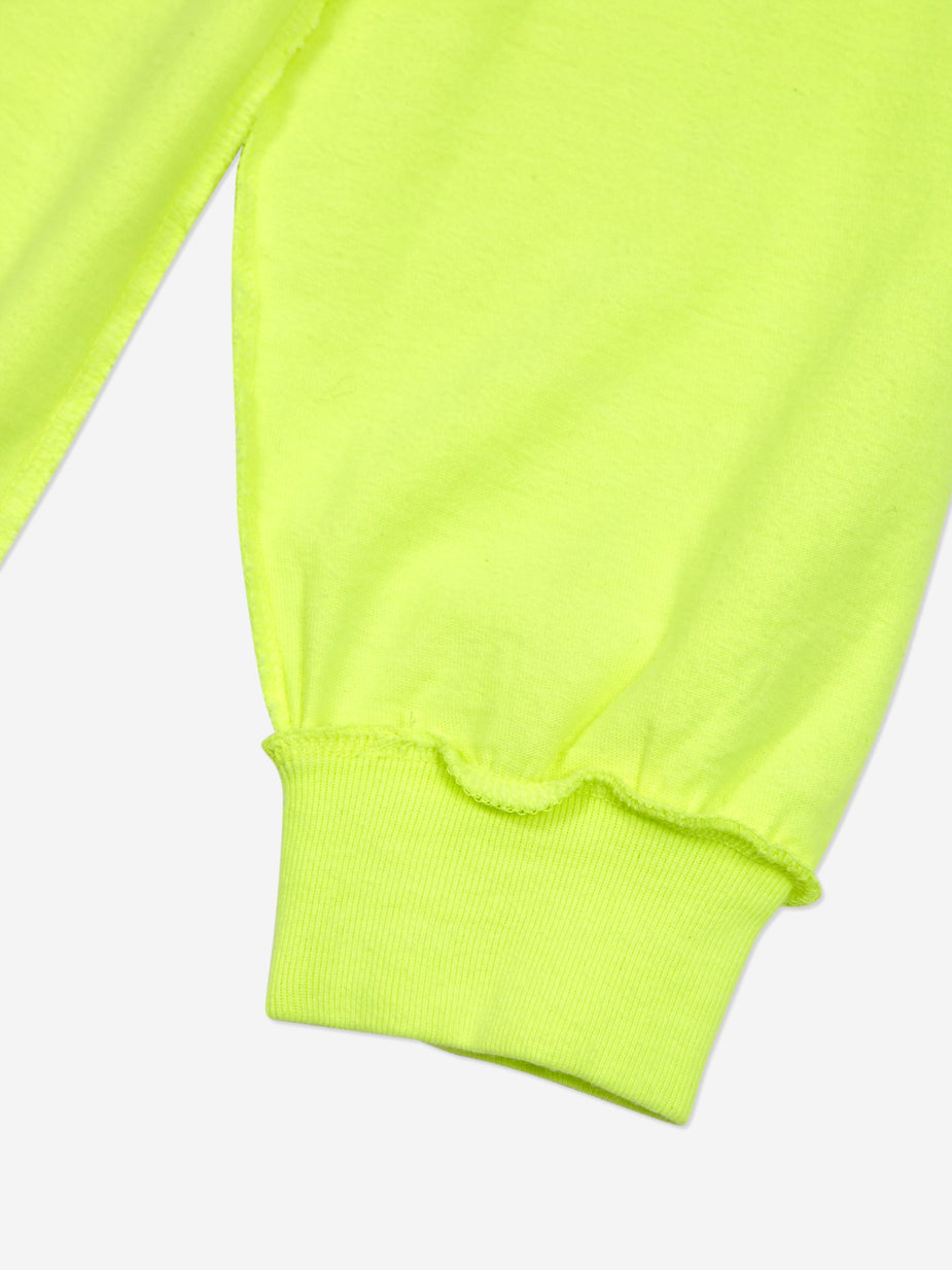 Stand Alone Stand Alone Longsleeve T-Shirt - Neon Yellow - Yellow