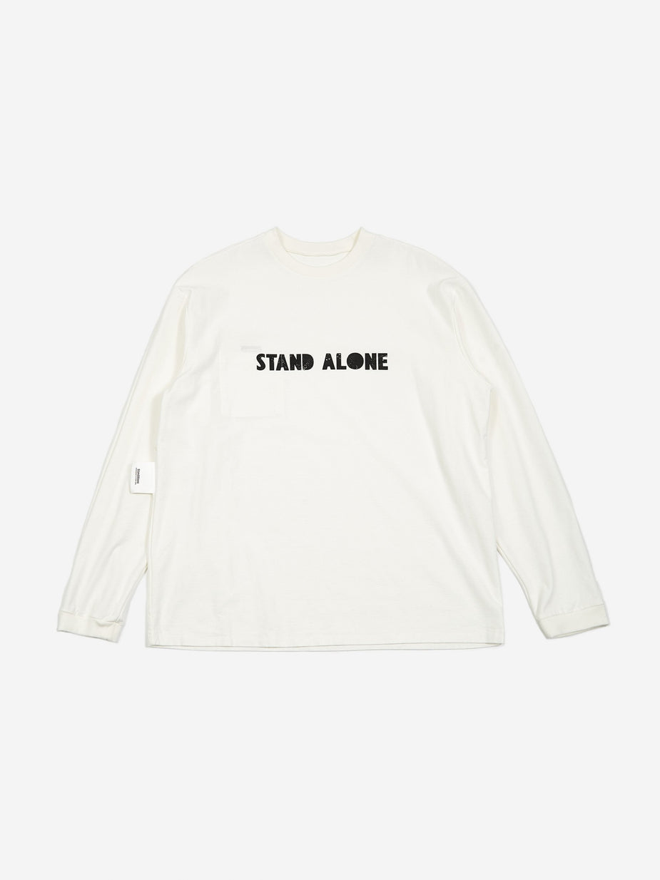 Stand Alone Stand Alone Longlseeve T-Shirt - White - White