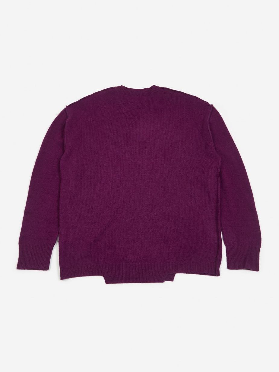 Stand Alone Stand Alone Oversized Knit Jumper - Purple - Purple