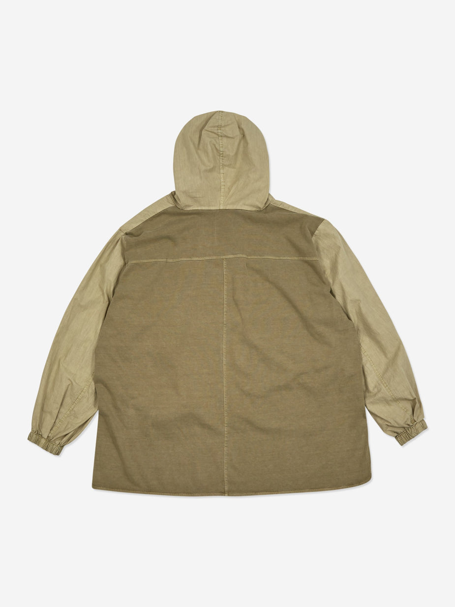 Stand Alone Stand Alone Oversized Hooded Top - Khaki - Neutrals