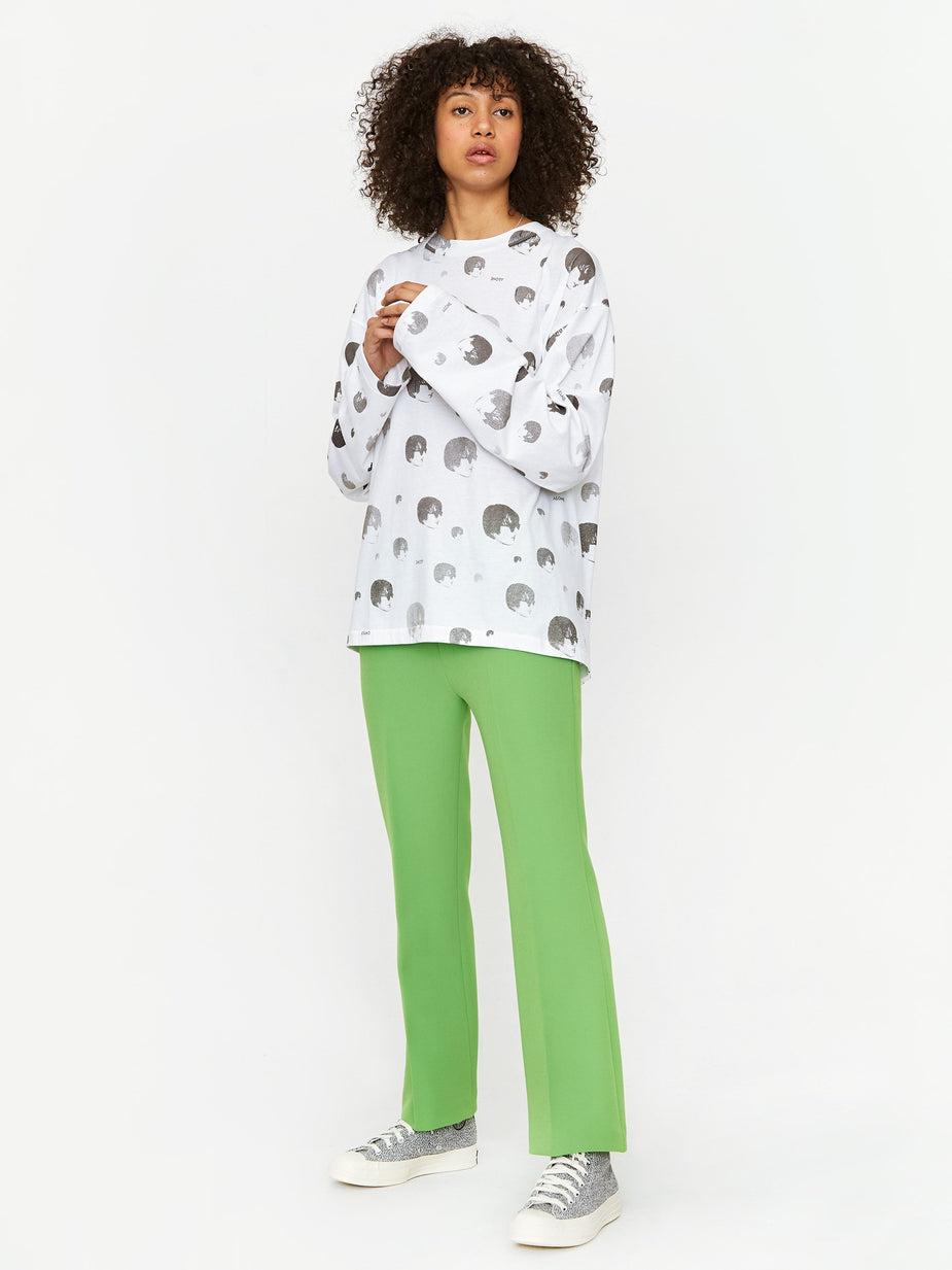 Stand Alone Stand Alone Print Longsleeve T-Shirt - White - White