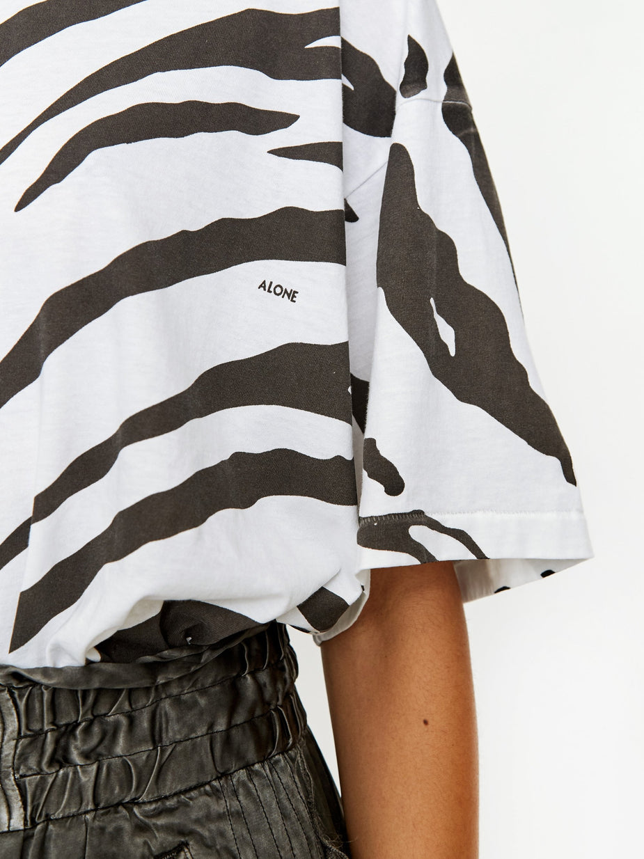 Stand Alone Stand Alone Print Shortsleeve T-Shirt - White - White