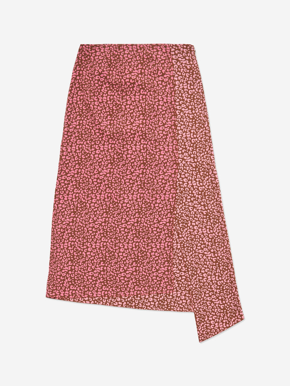 Stand Alone Stand Alone Skirt - Brown/Pink - Brown