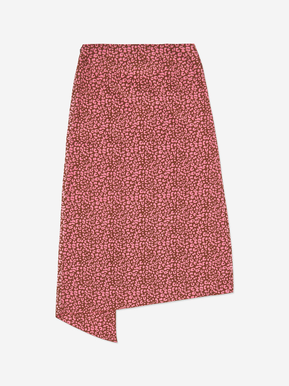 Stand Alone Stand Alone Skirt - Brown/Pink - Brown