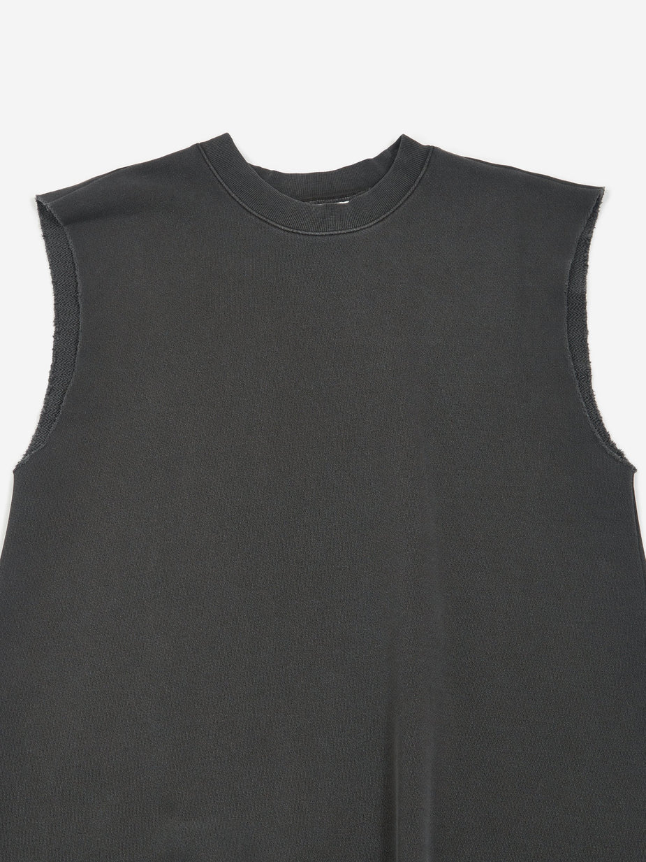 Stand Alone Stand Alone Sleeveless Pigment Dye T-Shirt Dress - Grey - Grey