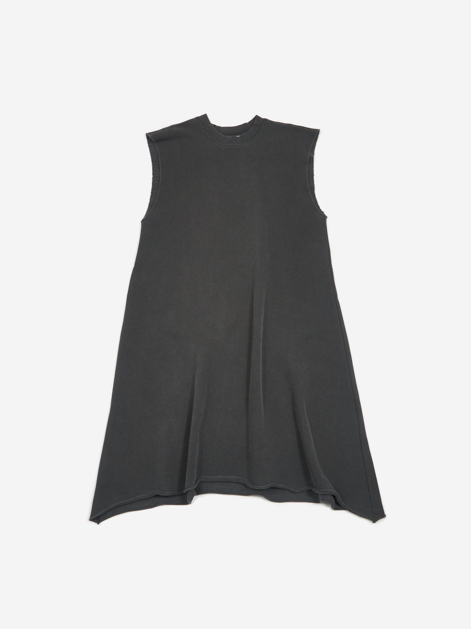 Stand Alone Stand Alone Sleeveless Pigment Dye T-Shirt Dress - Grey - Grey