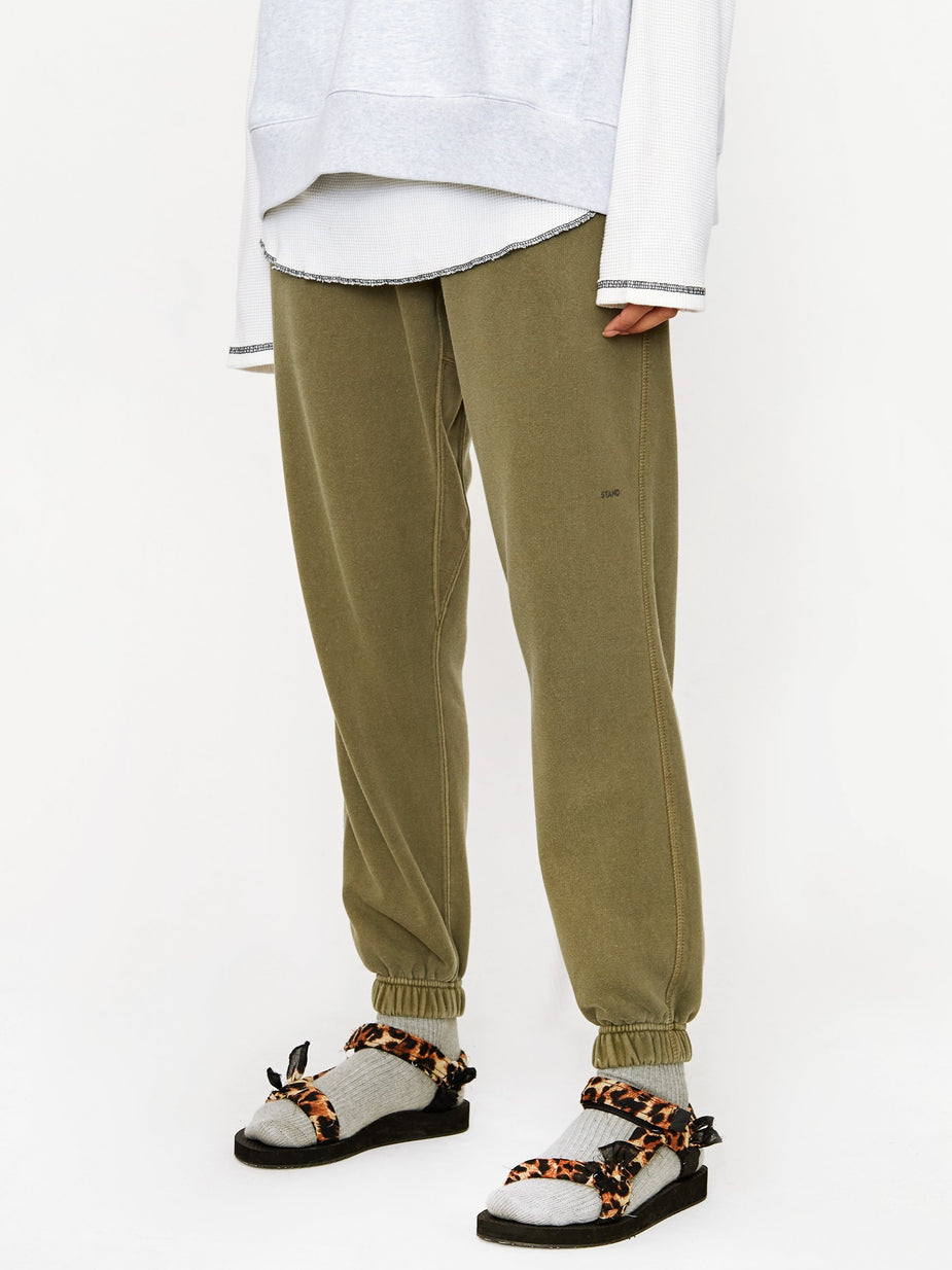 Stand Alone Stand Alone Sweatpant - Khaki - Neutrals