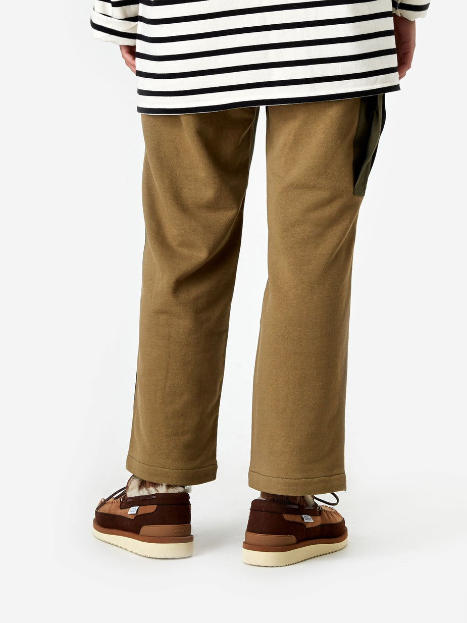 Stand Alone Stand Alone Two Tone Trouser - Khaki - Neutrals