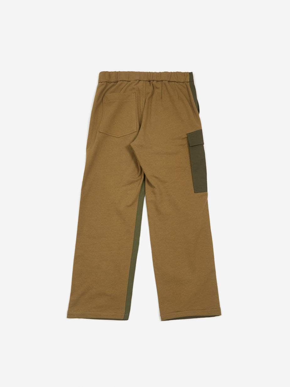 Stand Alone Stand Alone Two Tone Trouser - Khaki - Neutrals