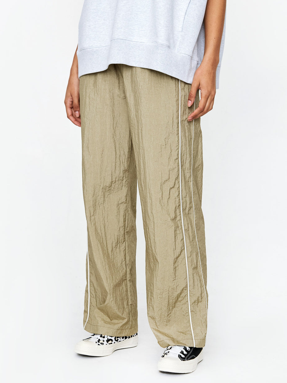 Stand Alone Stand Alone Wide Leg Trouser - Gold - Gold