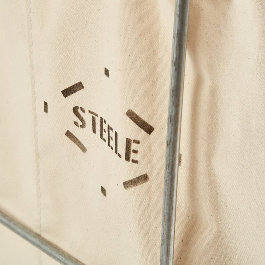 Steele Canvas Steele Canvas Bag Caddie On Casters - Natural - White