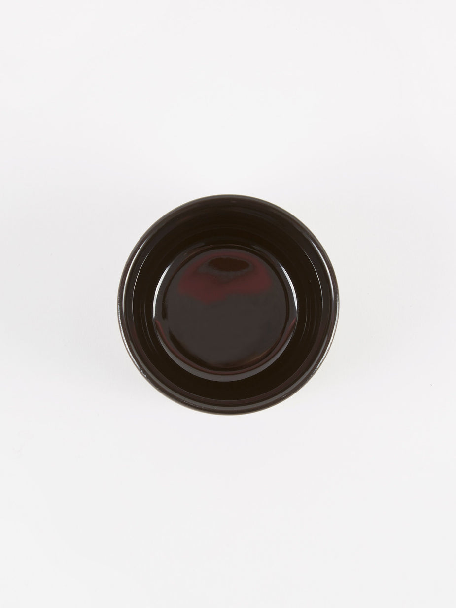 Stelton Stelton Theo Cup With Coaster - Black - Black