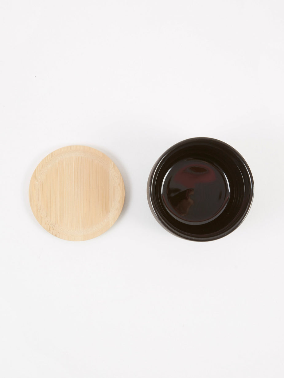Stelton Stelton Theo Cup With Coaster - Black - Black