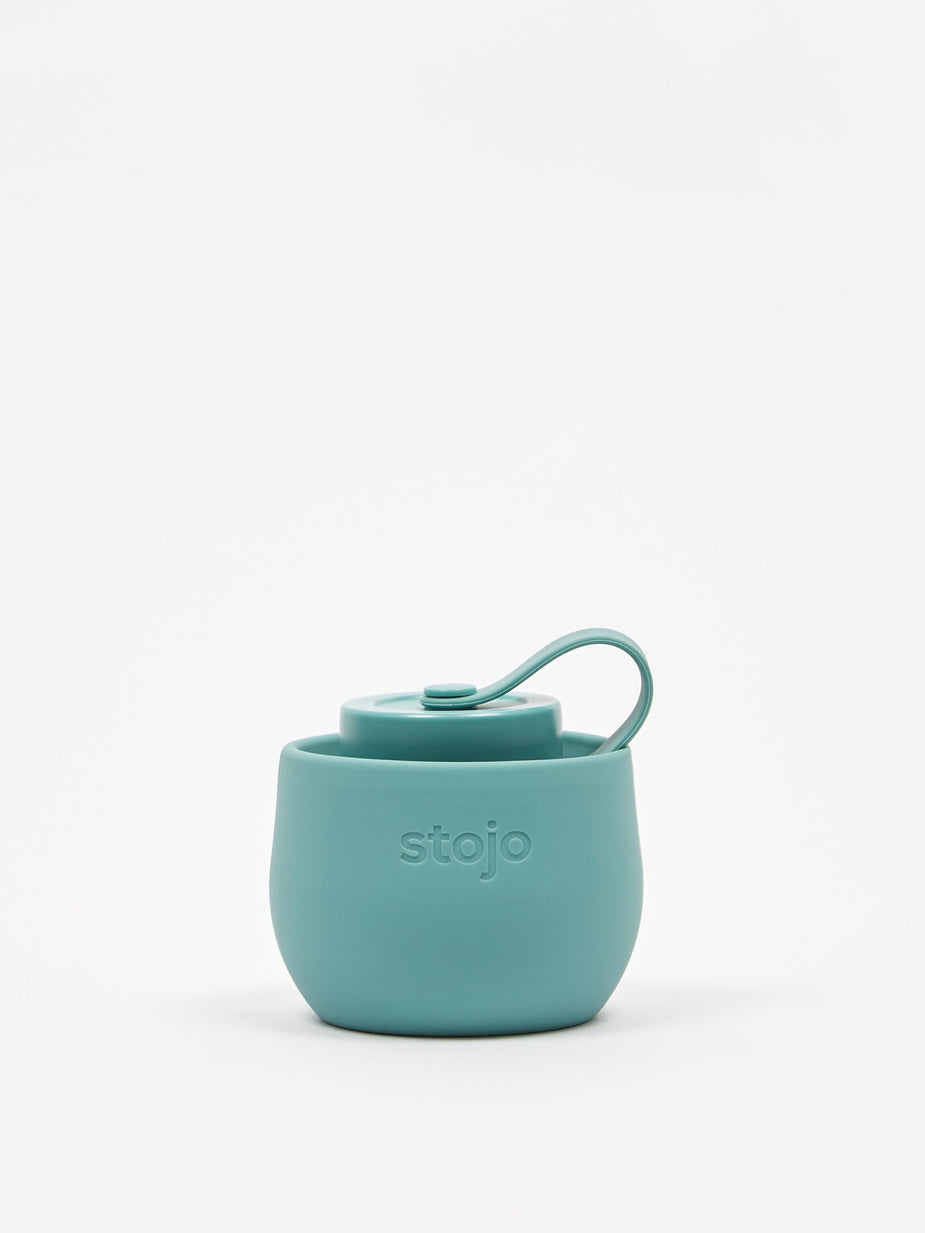 Stojo Stojo Collapsable Silicone Bottle - Eucalyptus - Green