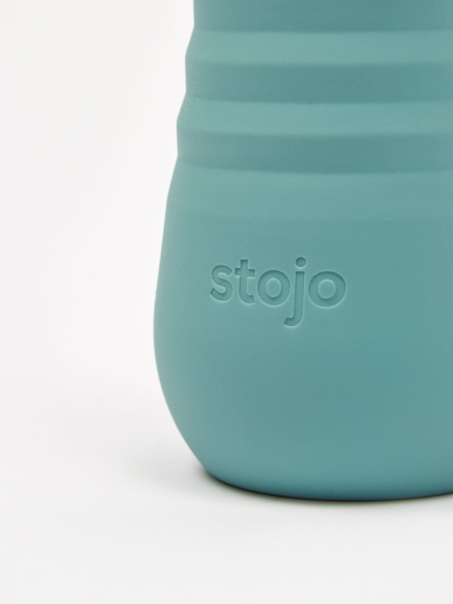 Stojo Stojo Collapsable Silicone Bottle - Eucalyptus - Green