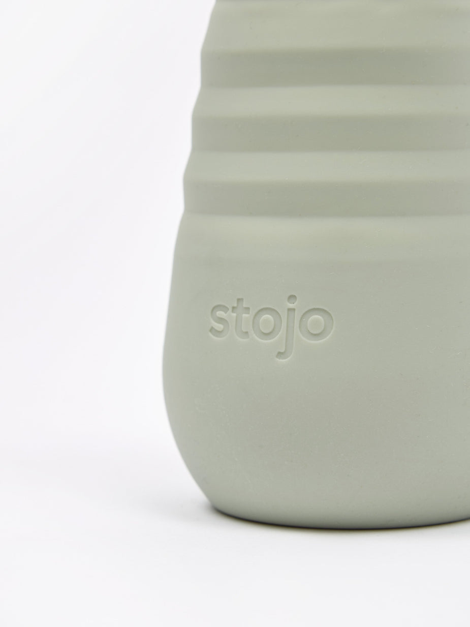 Stojo Stojo Collapsable Silicone Bottle - Sage - Green