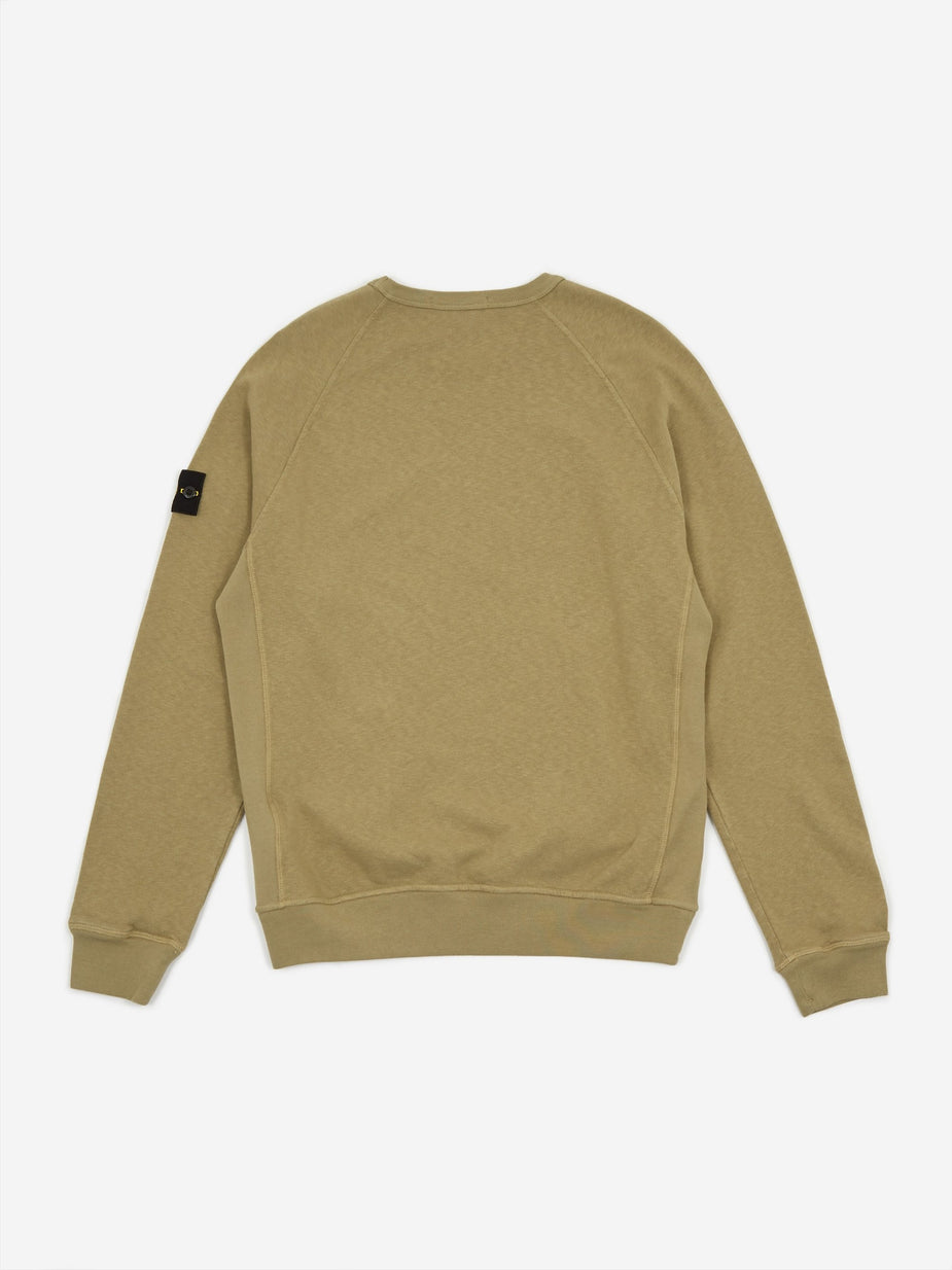 Stone Island Stone Island Malfile Fleece Garment Dyed Sweatshirt - Bark - Other