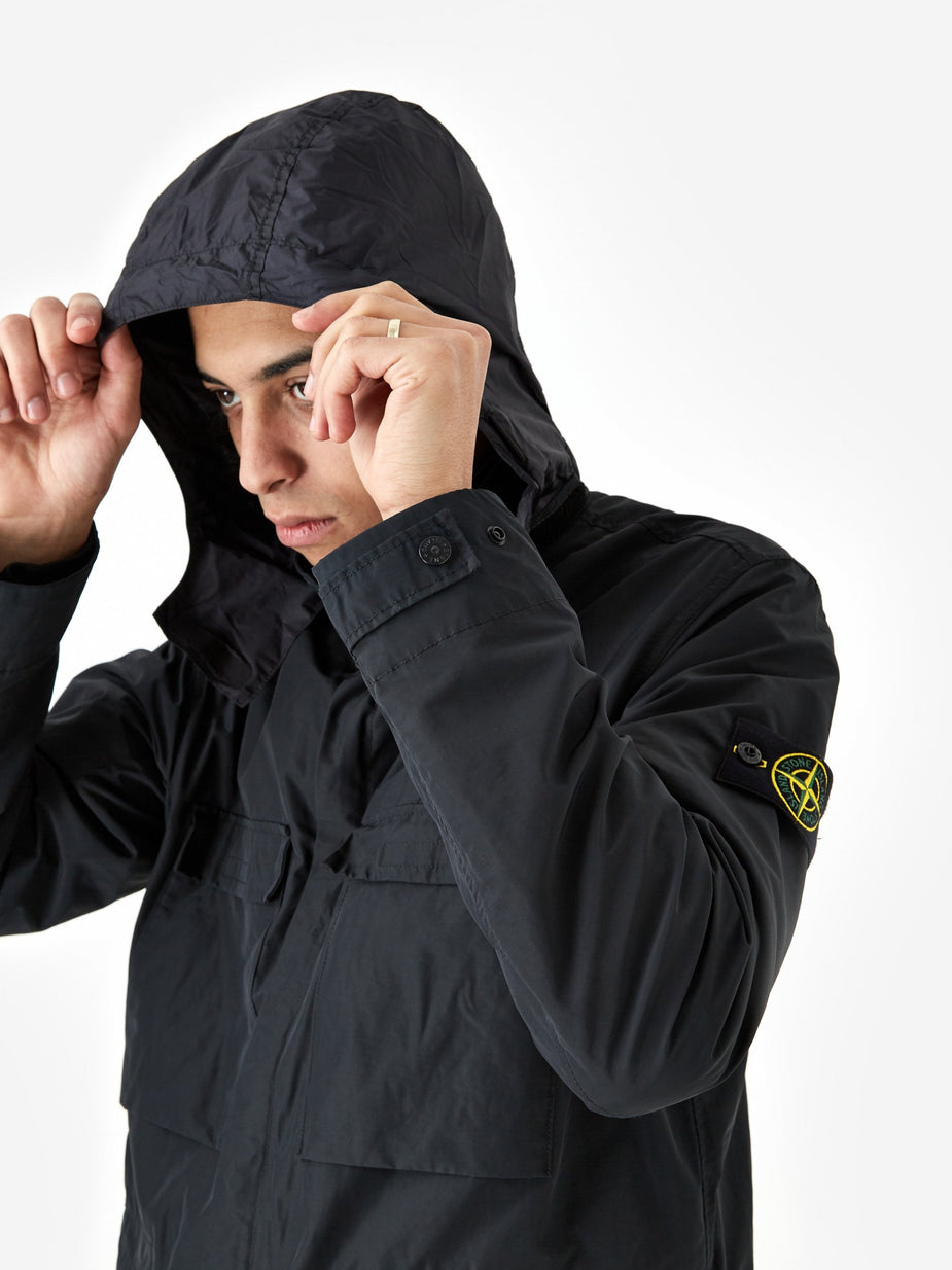 Stone Island Stone Island Micro Reps Jacket Short - Black - Black