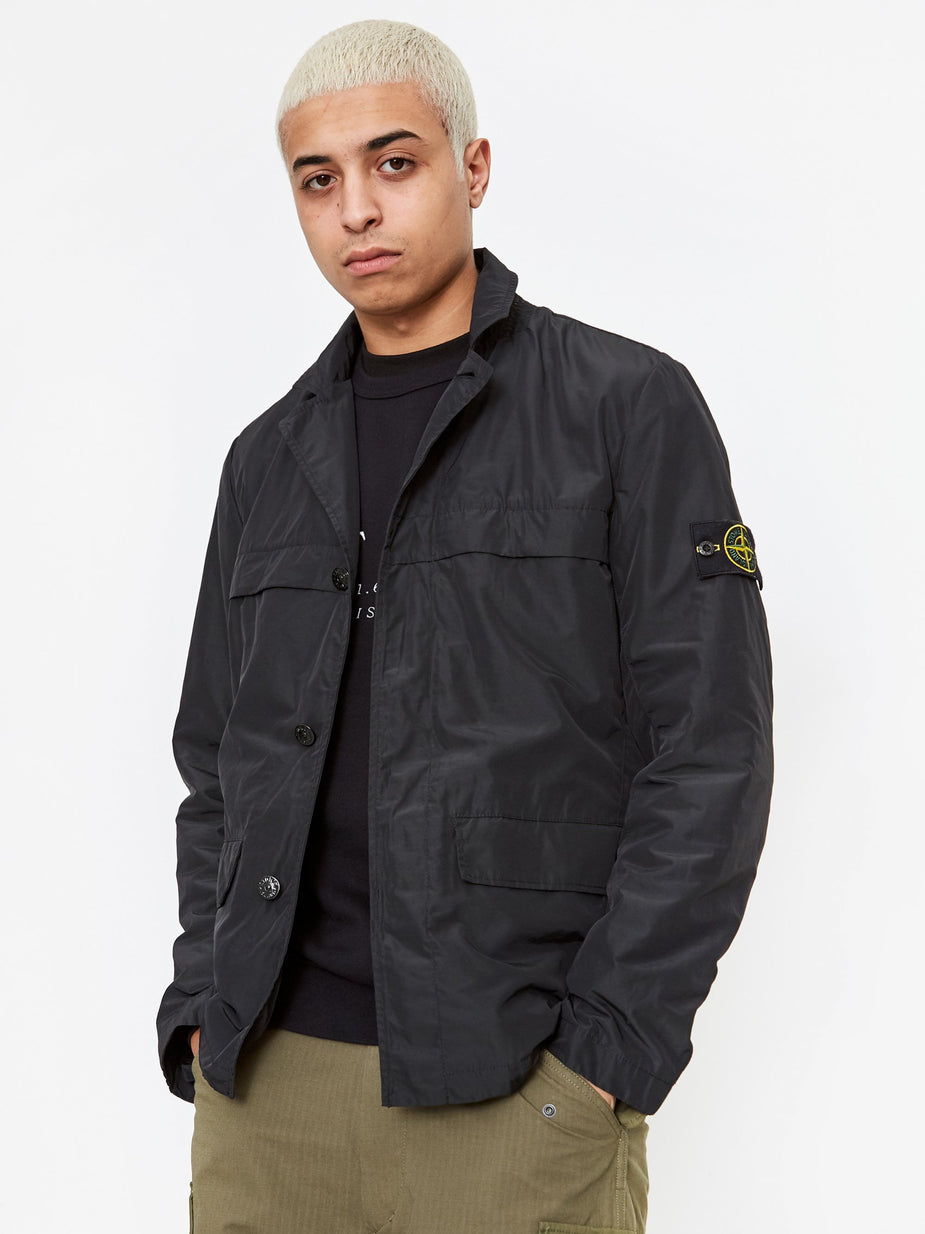 Stone Island Stone Island Mircro Reps Blazer - Black - Black