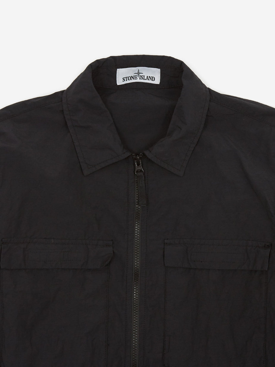 Stone Island Stone Island Naslan Light Tinto Cap Overshirt - Olive - Green