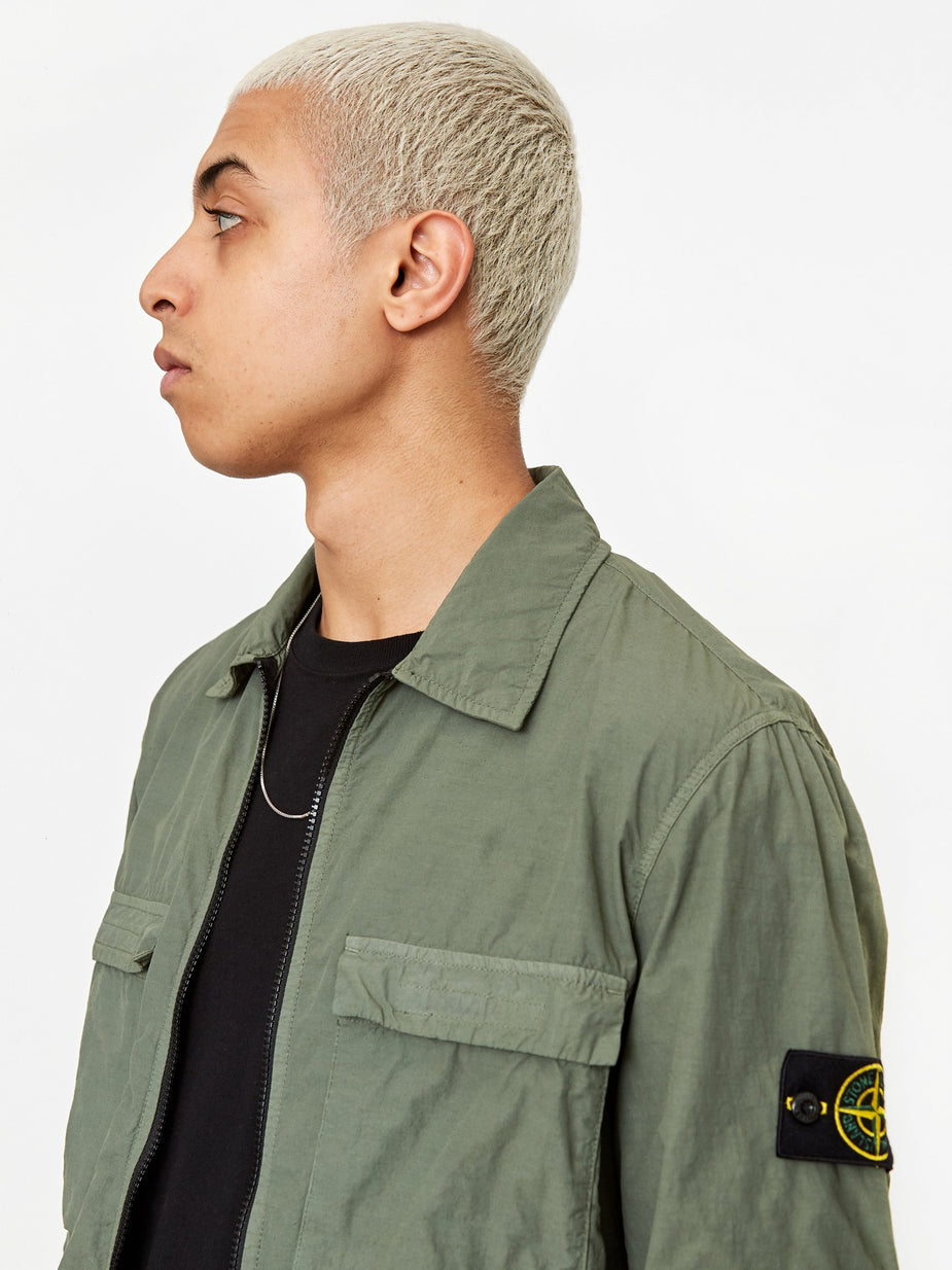 Stone Island Stone Island Naslan Light Tinto Cap Overshirt - Black - Black
