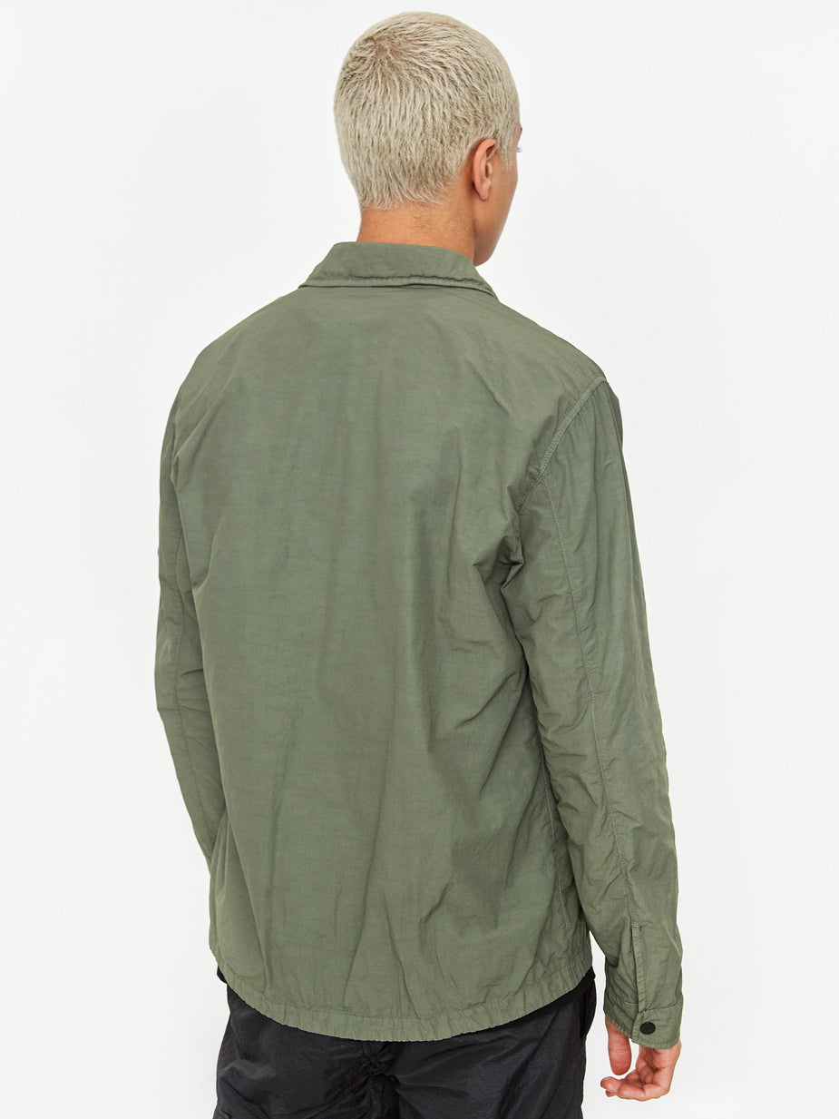 Stone Island Stone Island Naslan Light Tinto Cap Overshirt - Black - Black