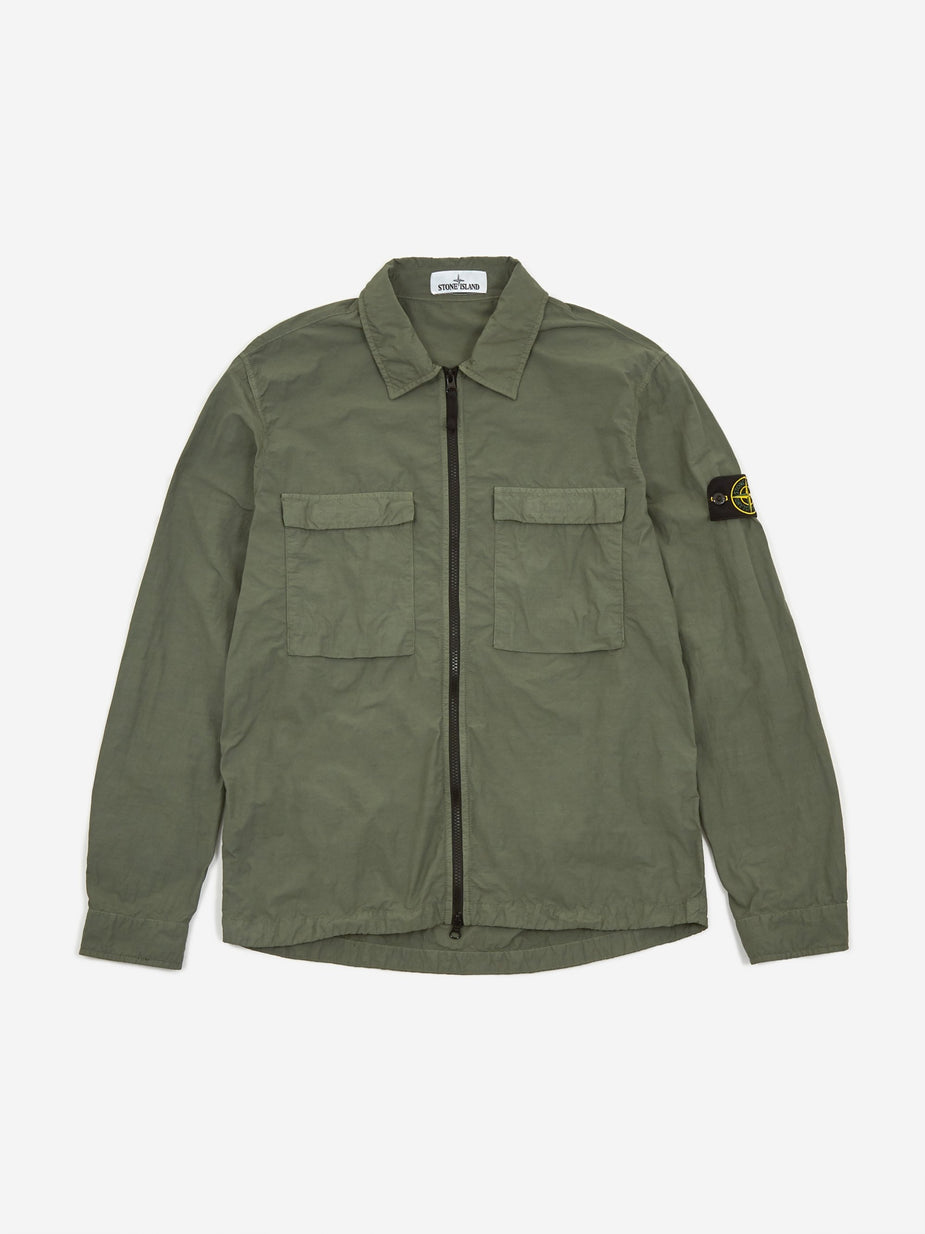 Stone Island Stone Island Naslan Light Tinto Cap Overshirt - Black - Black