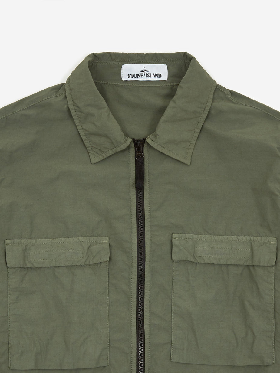 Stone Island Stone Island Naslan Light Tinto Cap Overshirt - Black - Black