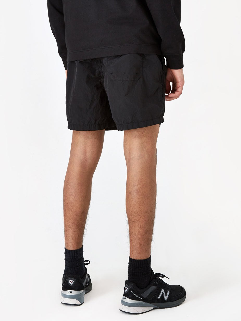 Stone Island Stone Island Nylon Metal Garment Dyed Short - Black - Black