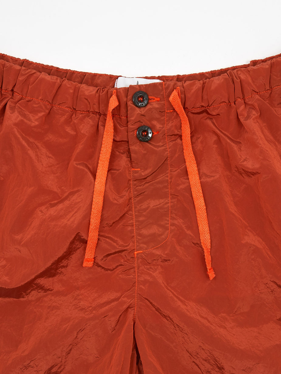 Stone Island Stone Island Nylon Metal Garment Dyed Short - Orange Red - Red