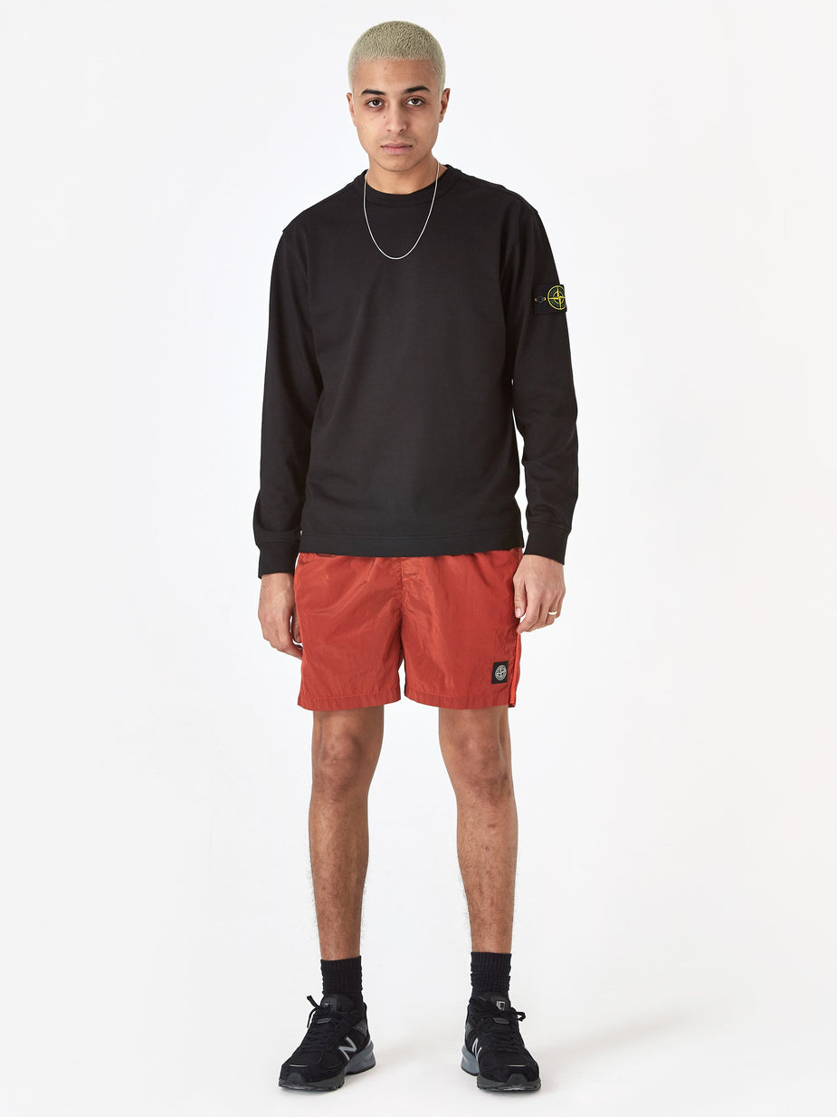 Stone Island Stone Island Nylon Metal Garment Dyed Short - Orange Red - Red