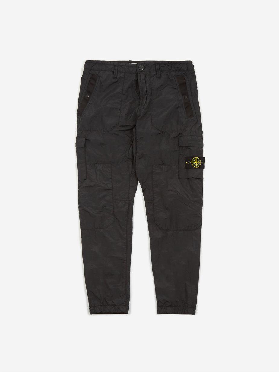 Stone Island Stone Island Seersucker Trouser - Black - Black