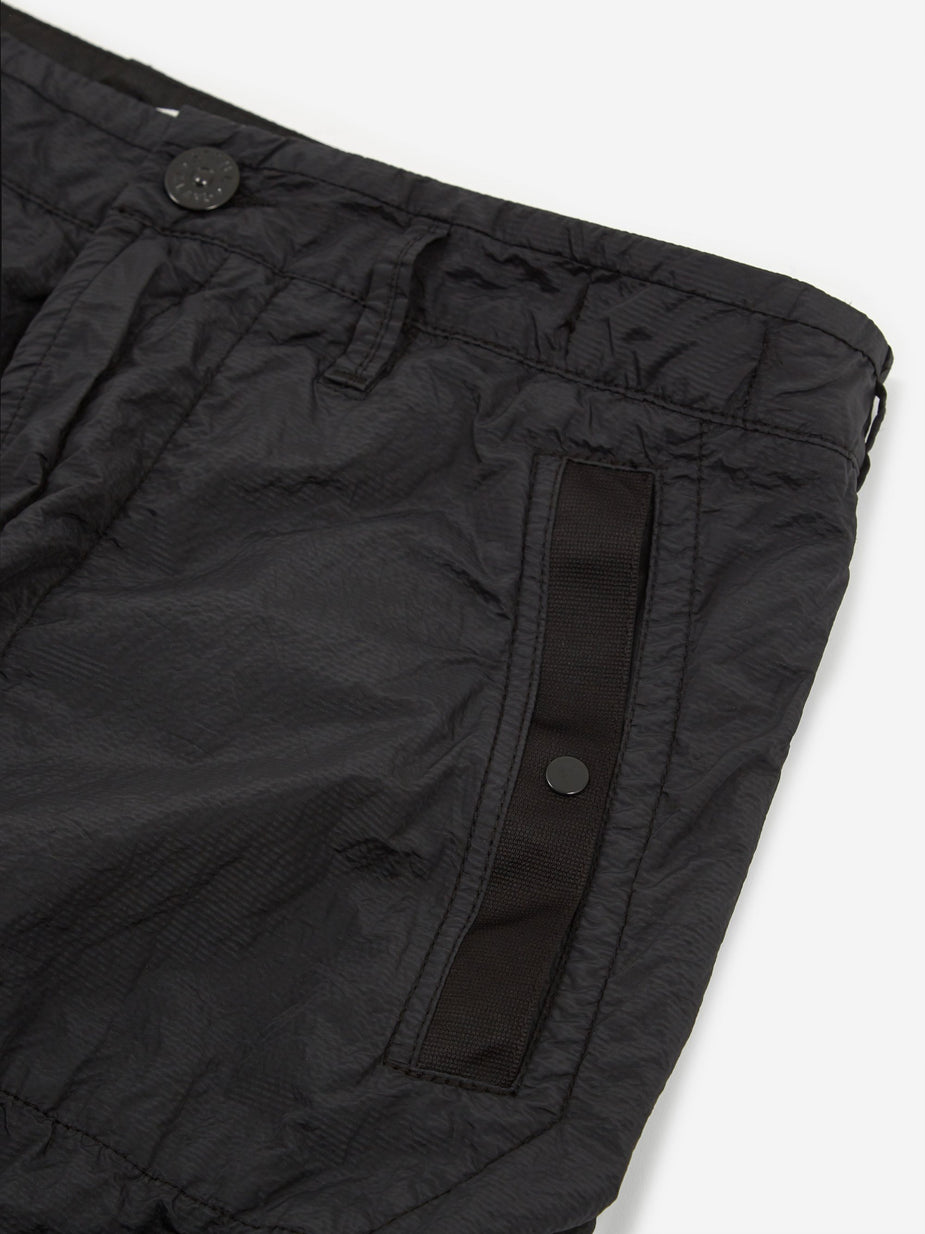 Stone Island Stone Island Seersucker Trouser - Black - Black