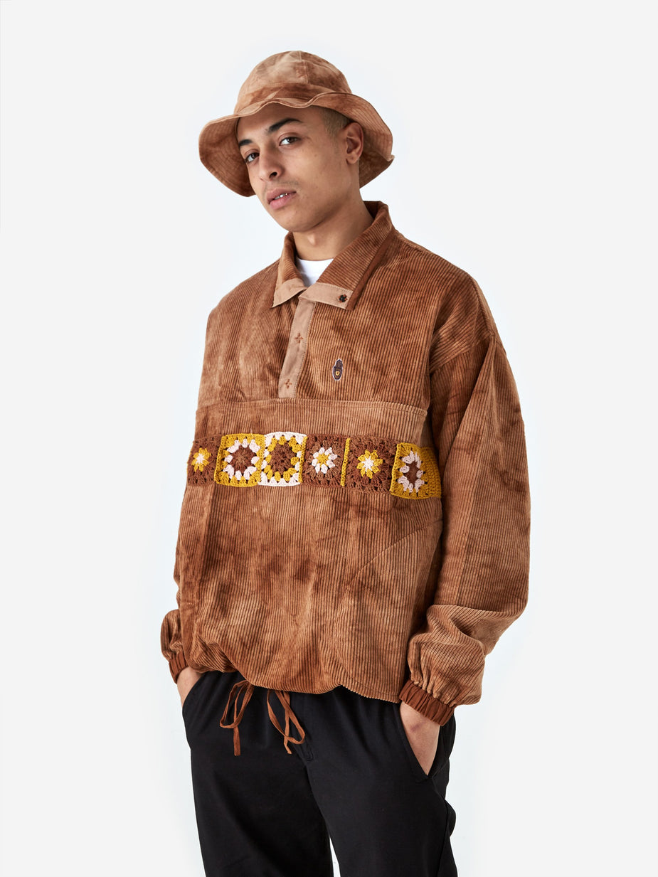 STORY mfg. STORY mfg. Polite Pullover Jacket - Bark Ripple - Other