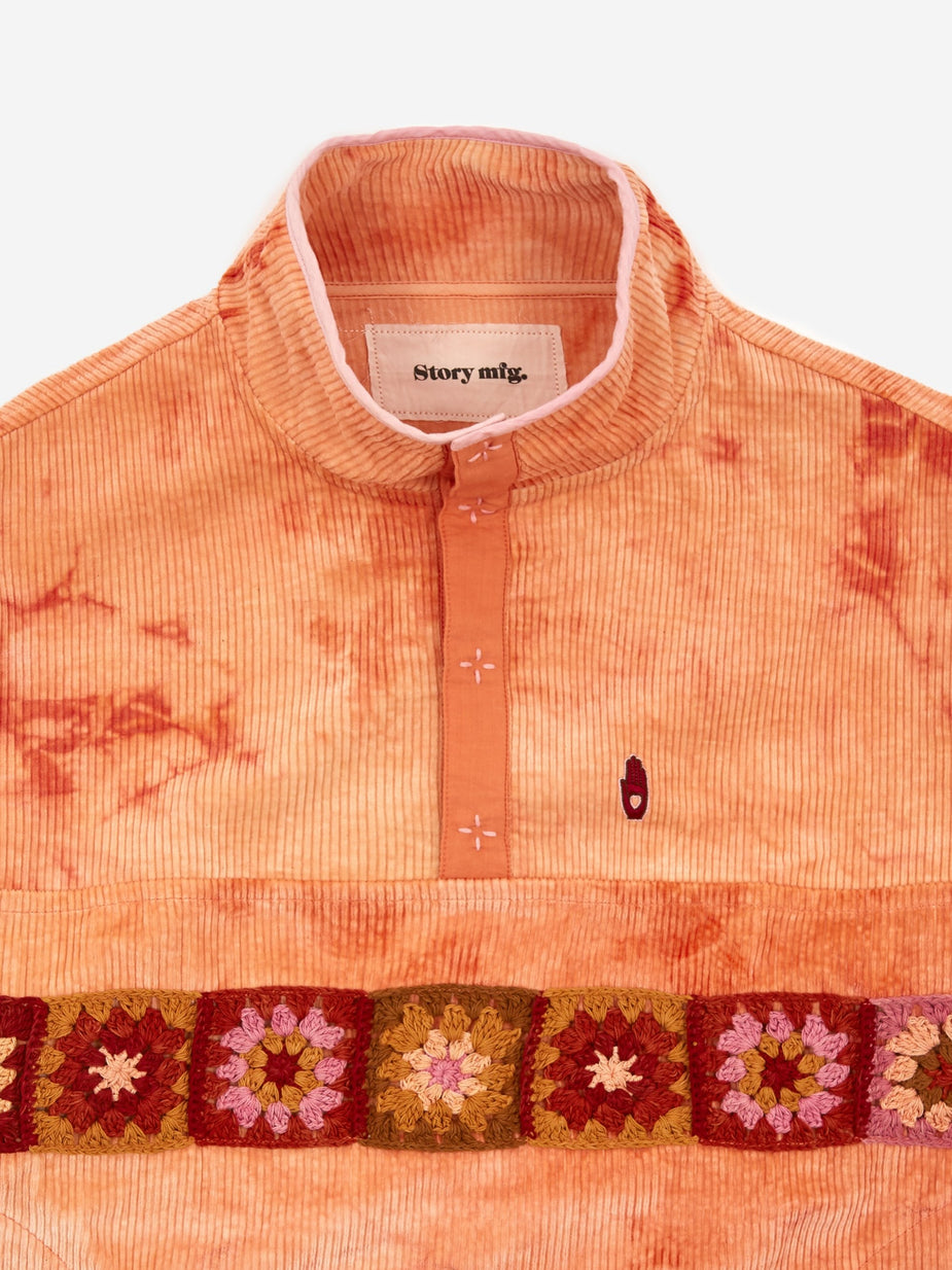 STORY mfg. STORY mfg. Polite Pullover Jacket - Peach Ripple - Other