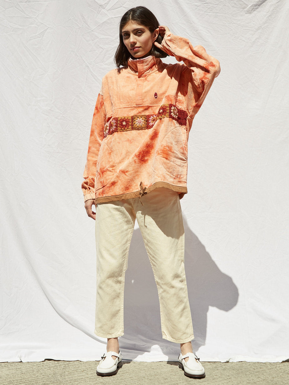 STORY mfg. STORY mfg. Polite Pullover Jacket - Peach Ripple - Other