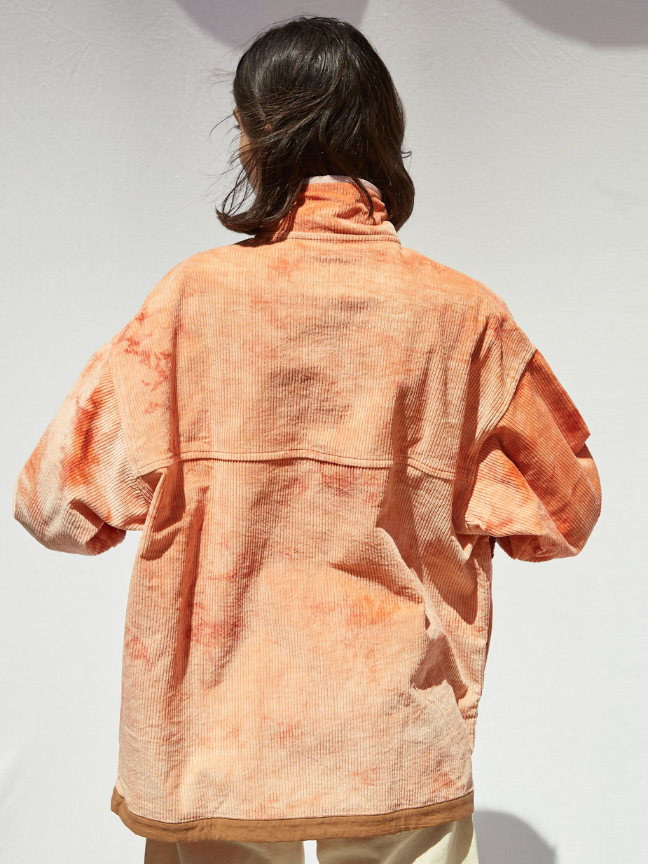 STORY mfg. STORY mfg. Polite Pullover Jacket - Peach Ripple - Other