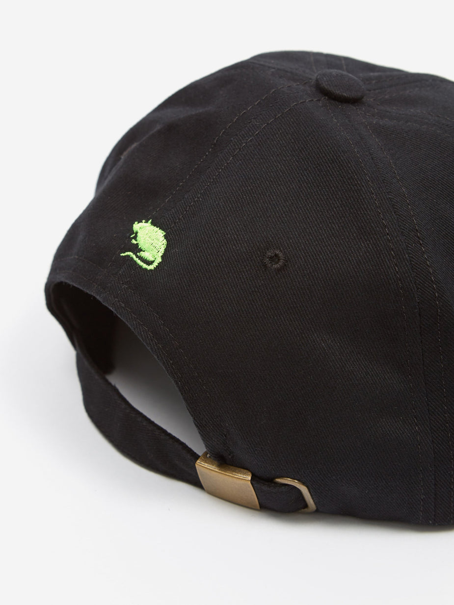 Stray Rats Stray Rats DBNO 6 Panel Hat - Black - Black
