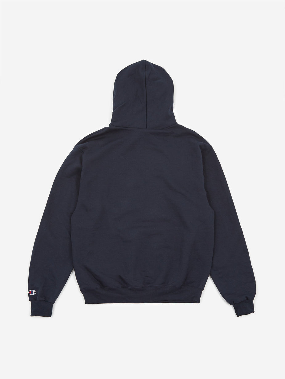 Stray Rats Stray Rats Ratgirl Heart Hooded Sweatshirt - Navy - Blue
