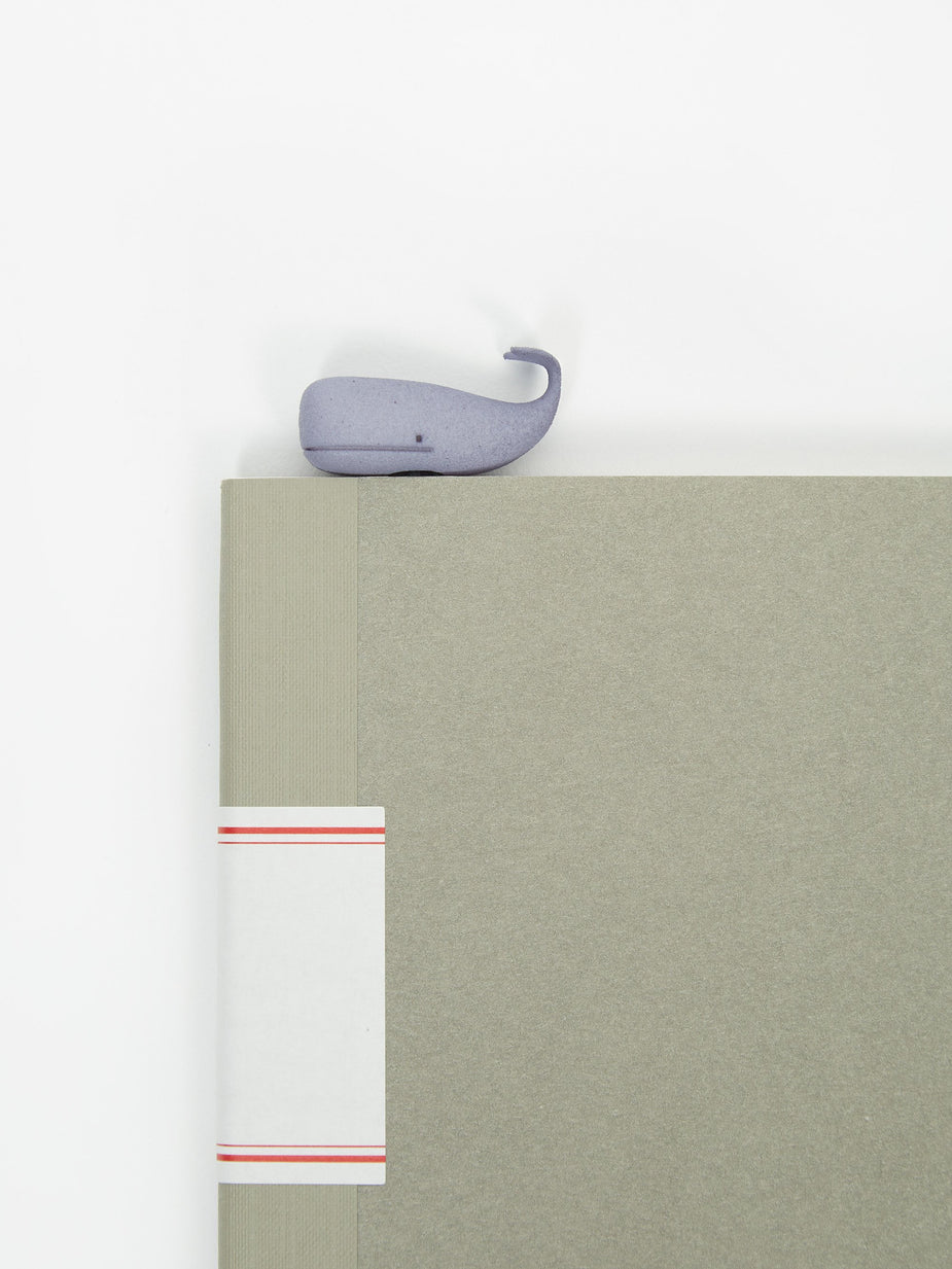 Studio Macura Studio Macura Book Mark Whale - Grey - Grey