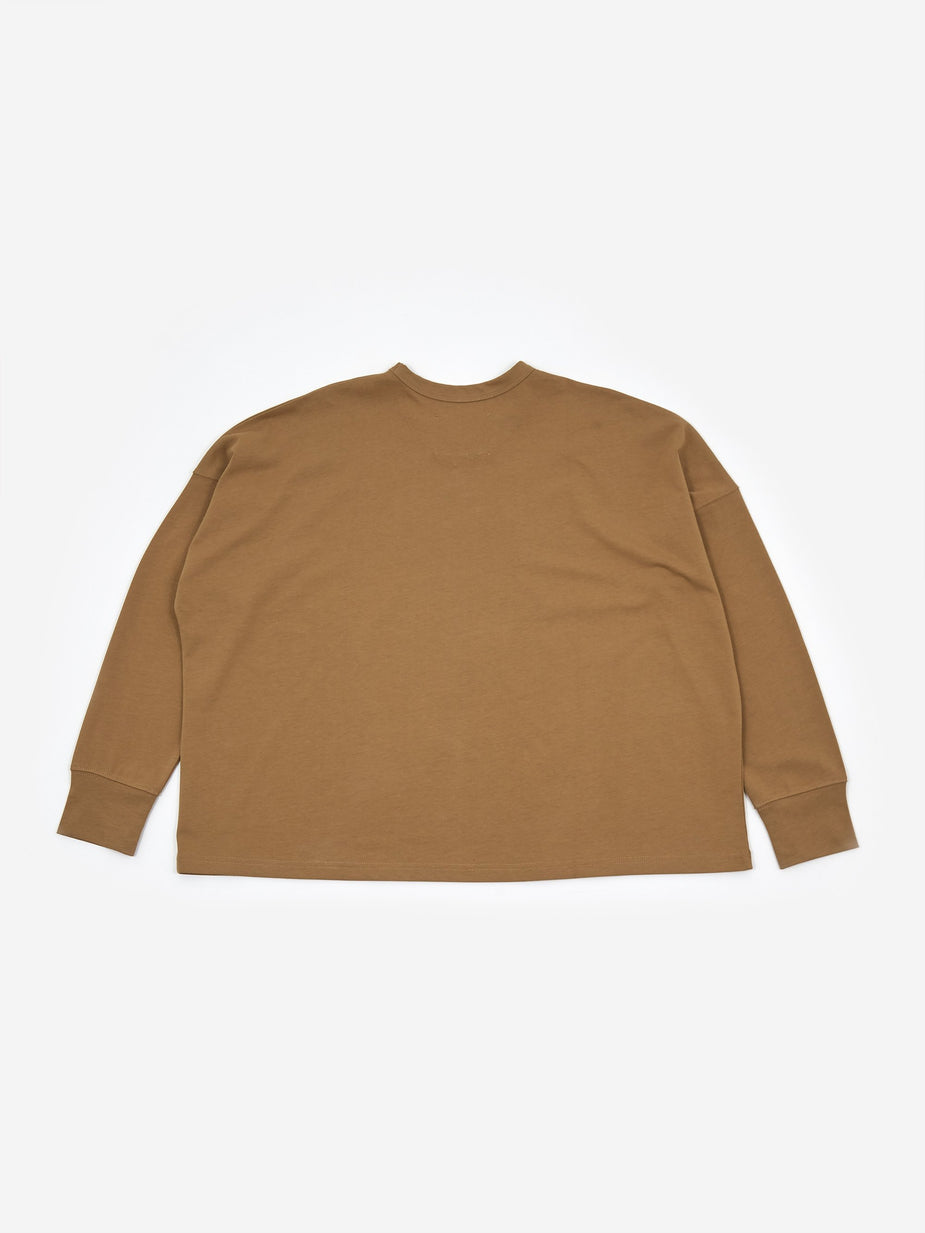 Studio Nicholson Studio Nicholson Longsleeve T-Shirt - Tan - Orange