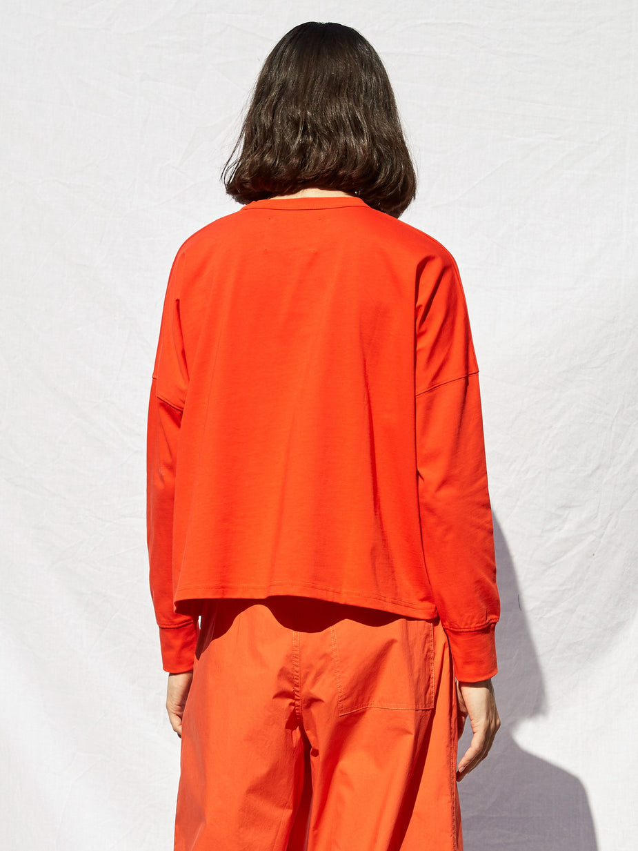 Studio Nicholson Studio Nicholson Longsleeve T-Shirt - Tomato - Other