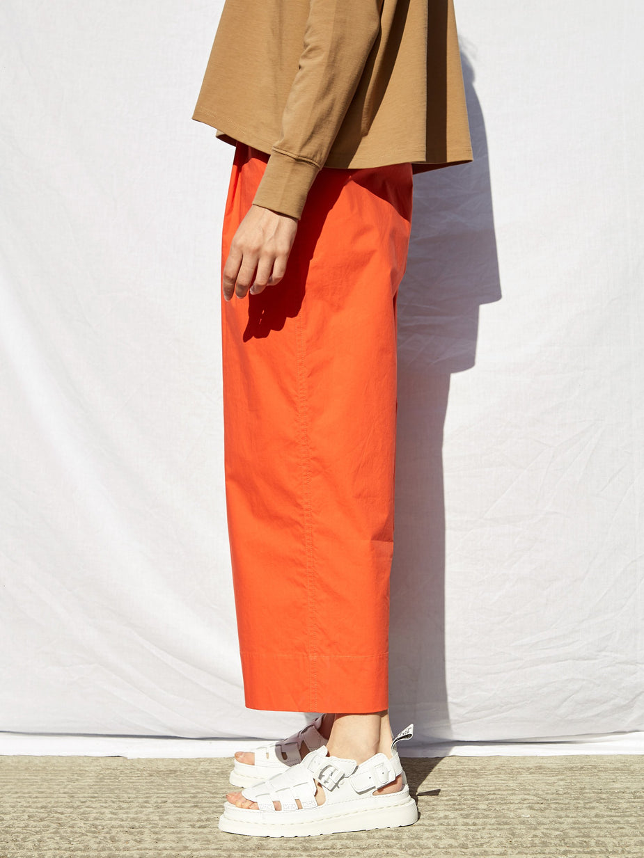Studio Nicholson Studio Nicholson Pleat Front Wide Leg Trouser - Tomato - Other