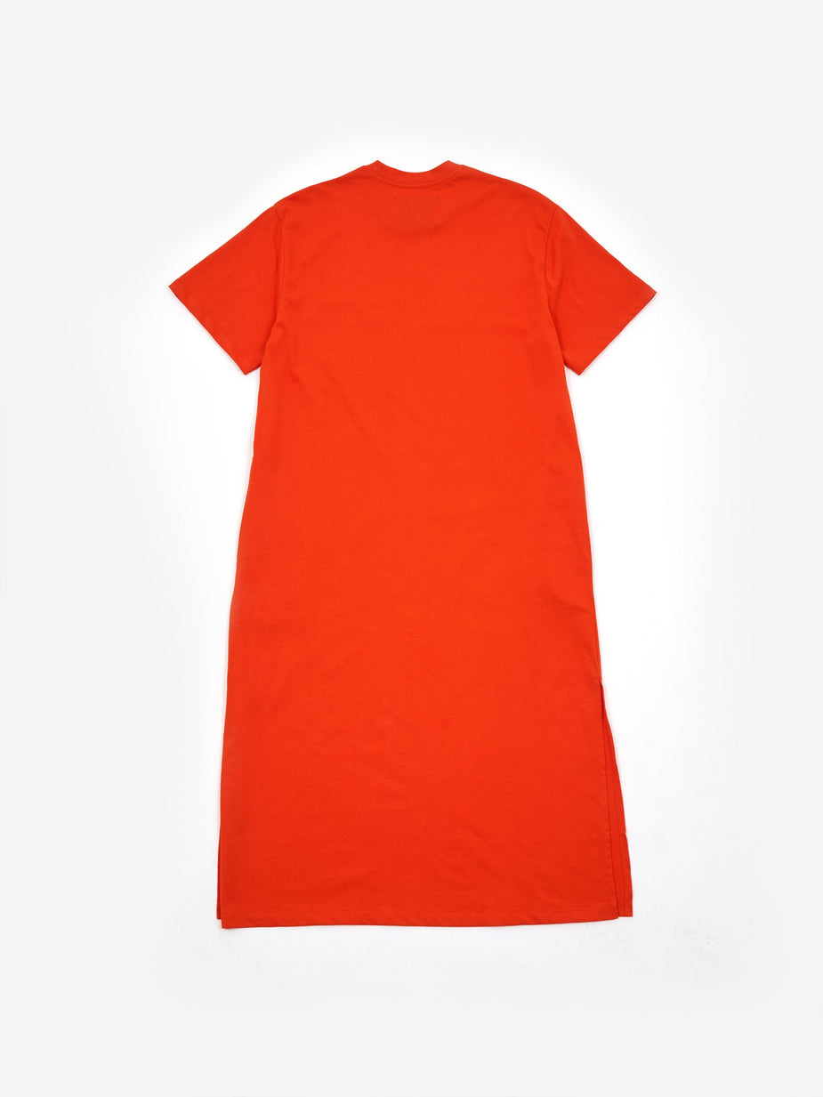Studio Nicholson Studio Nicholson Shortsleeve Jersey Dress - Tomato - Other
