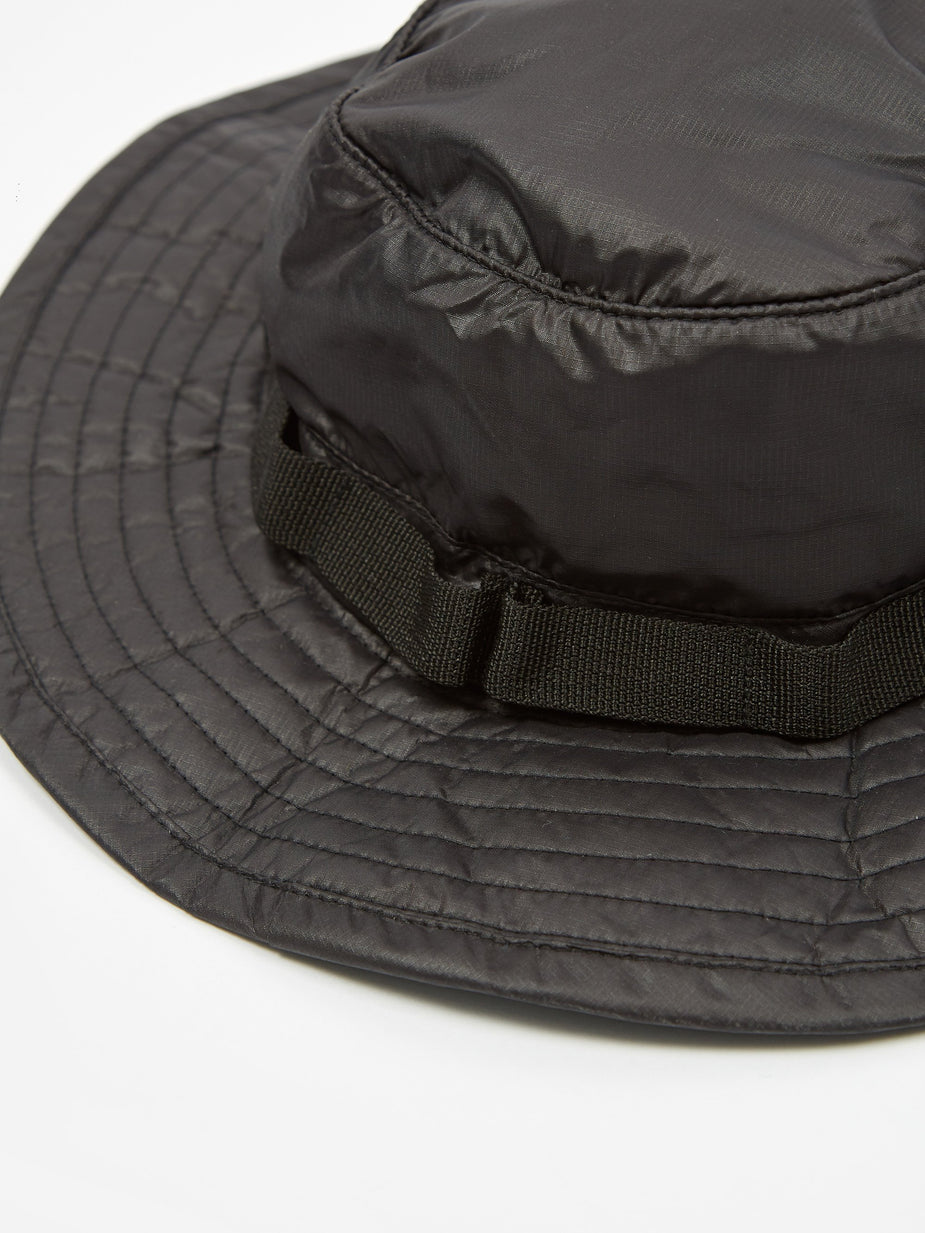 Stussy Stussy 2Tone Nylon Boonie Hat - Black - Black