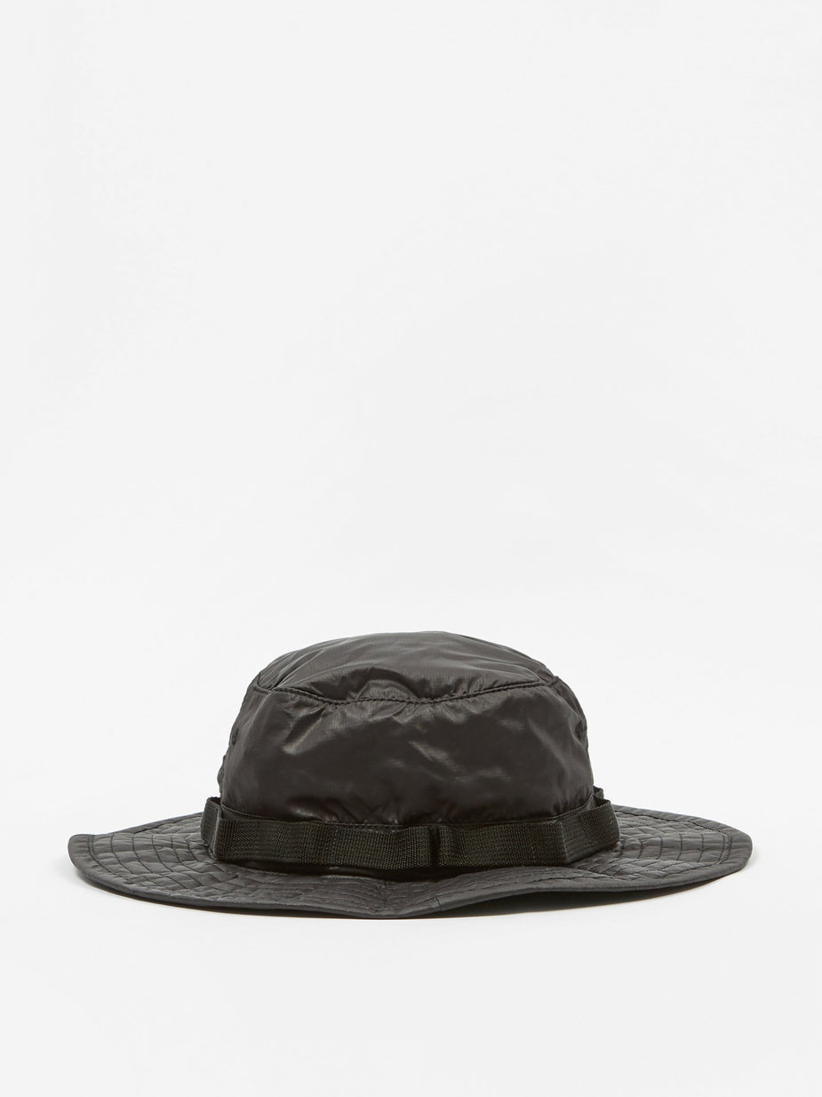 Stussy Stussy 2Tone Nylon Boonie Hat - Black - Black