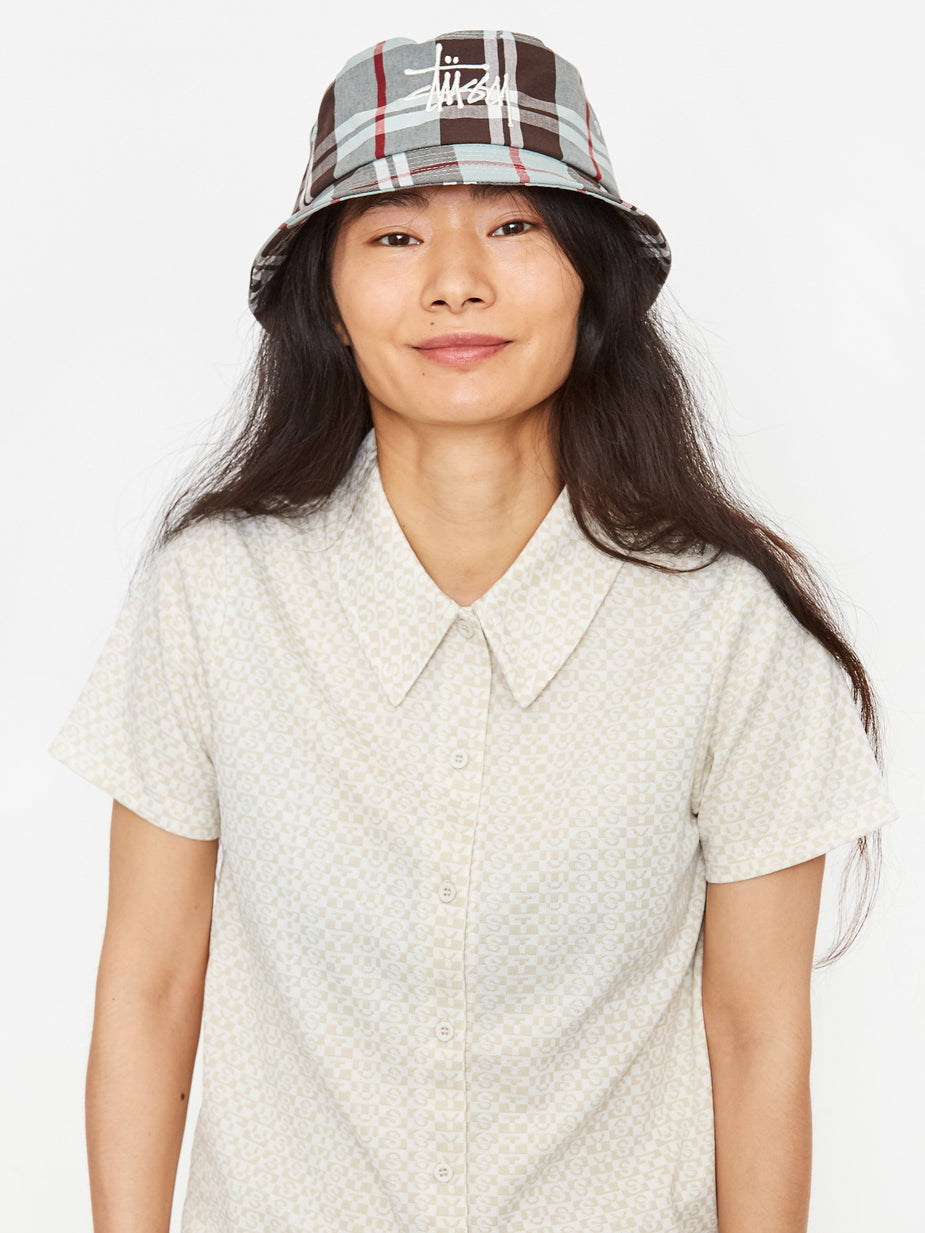 Stussy Stussy Big Logo Madra Bucket Hat - Mint - Other
