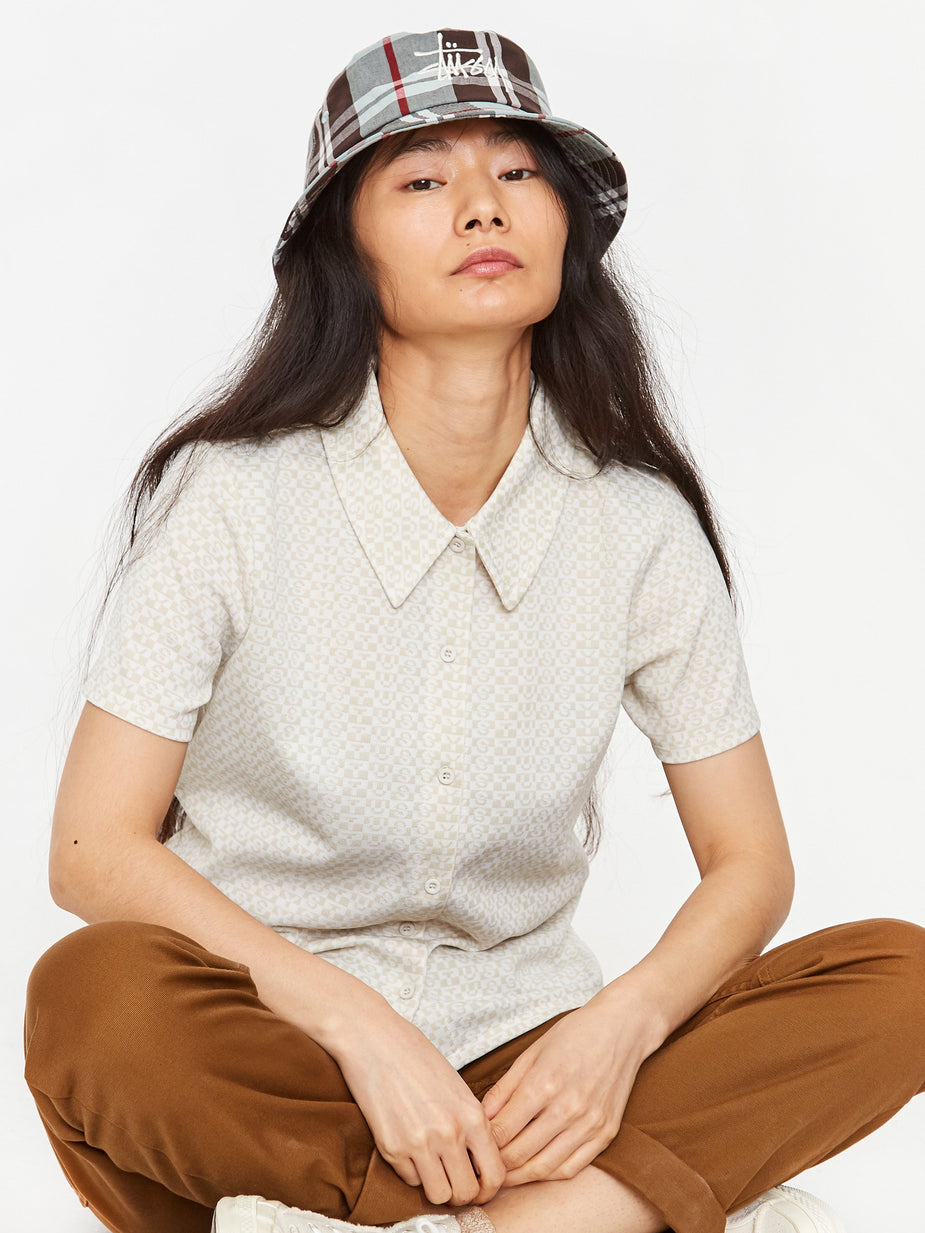 Stussy Stussy Big Logo Madra Bucket Hat - Mint - Other