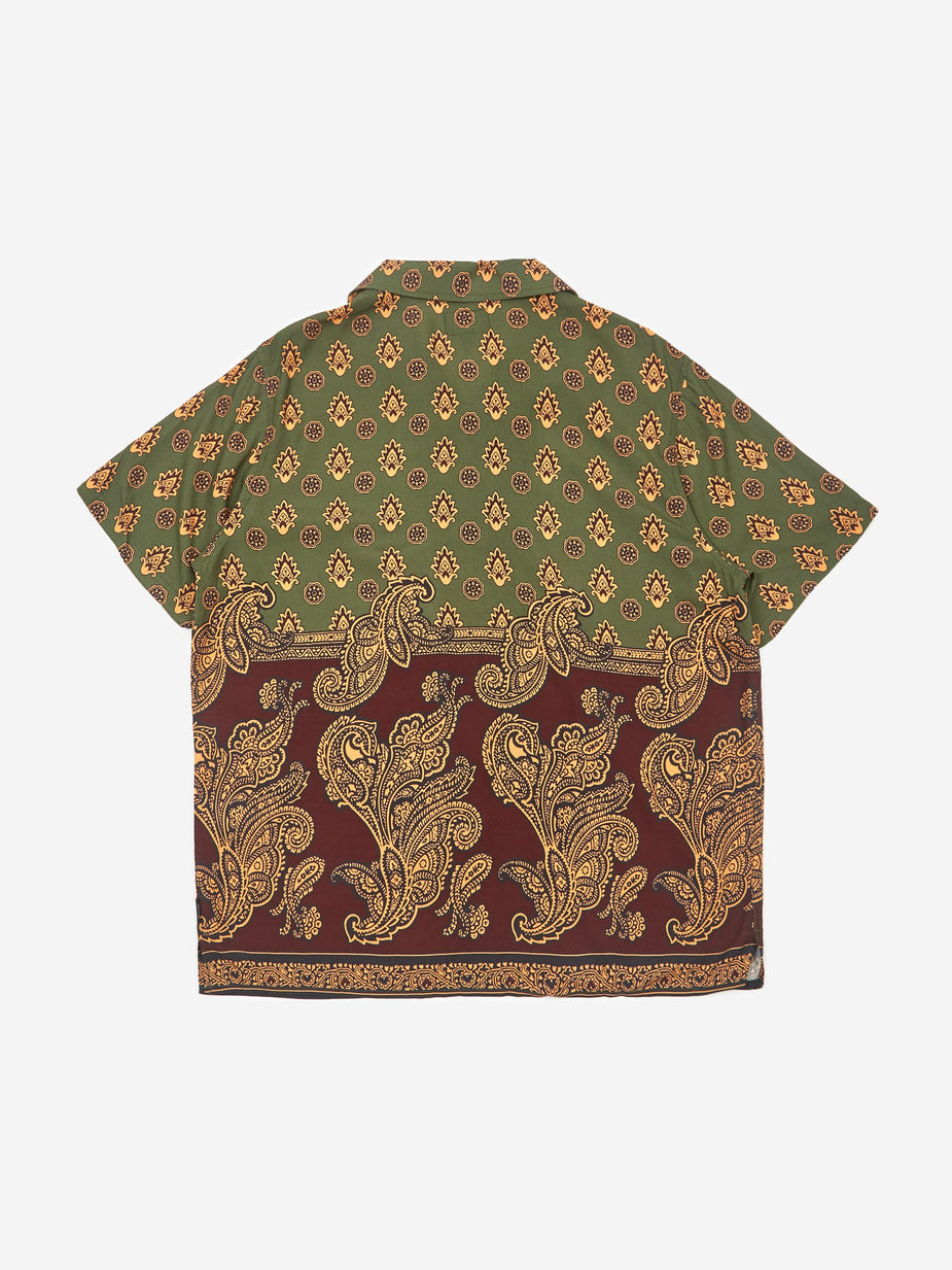 Stussy Stussy Block Paisley Shirt - Burgundy - Red